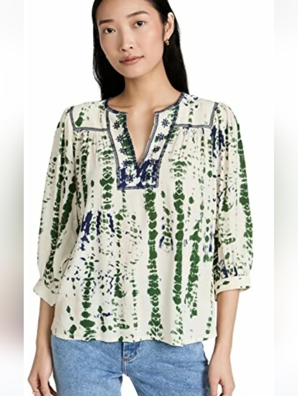 BA&SH Idris Tie Dye Blouse Size XS US 2